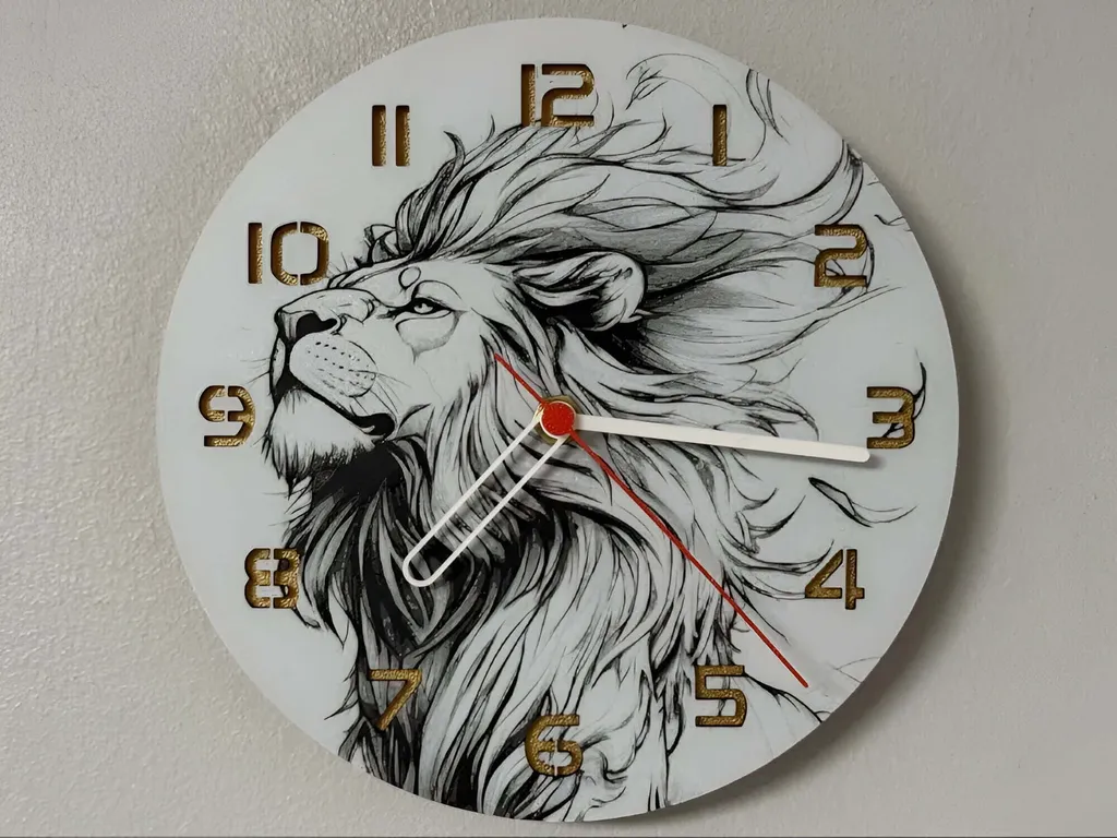 Objet de Décoration Lion dans le vent Edition Grand Ø 245mm de Luxe