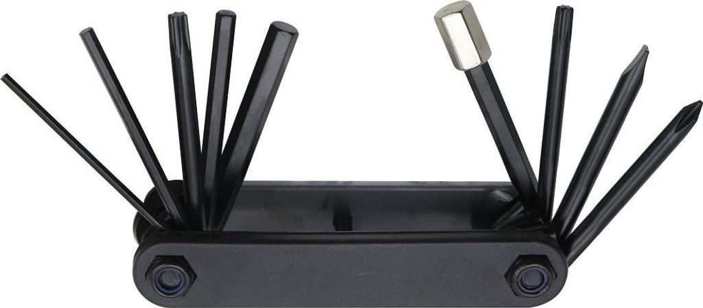 Fahrradschlüsselsatz Multitool FSBRK-007-10 schwarz