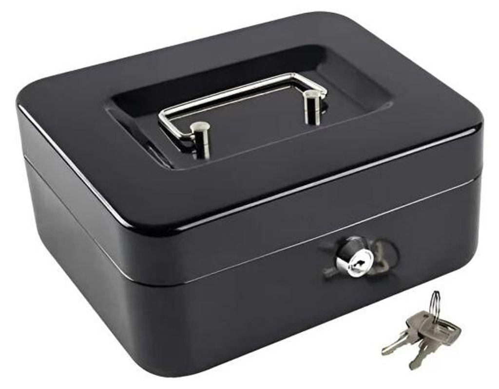 Verk 01441 Příruční pokladna 20 x 16 x 9 cm černá Obrázek produktu 