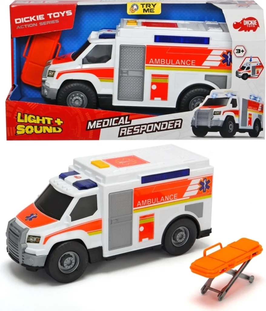 Voiture de Premier Secours pour Jouer au Docteur - Dickie Toys Médical