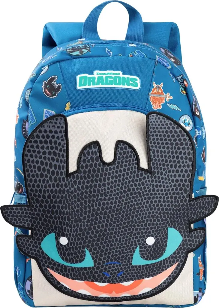 Sac à dos scolaire enfant Dragon Krokmou Toothless NS9265 de qualité