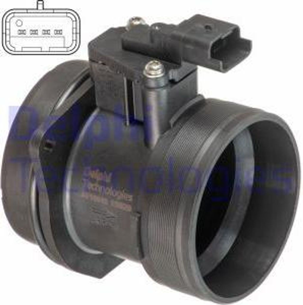 DELPHI AF10643-12B1 Luftmengenmesser OE 1920RL kompatibel mit C4, C5, C8, DS4, DS5, Jumpy, 3008, 308, 407, 5008, 508, 807, Expert