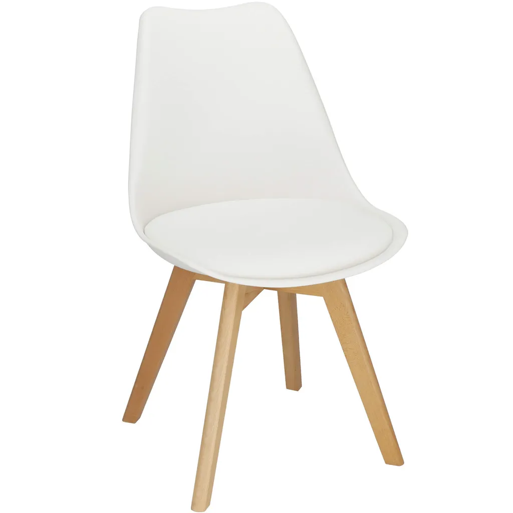 Sedie Cucina Springos® - Sedia da Pranzo Design Retrò Gambe Legno