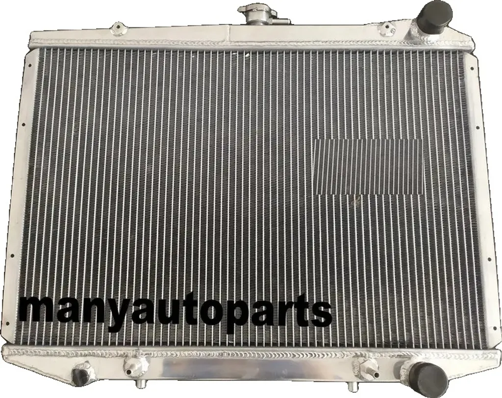 Radiateur moteur en aluminium pour Nissan D21 2 rangées refroidissement