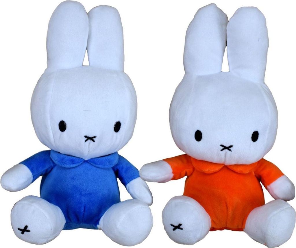 Heunec Miffy Plüschhase Blau 25 cm mit gesticktem Gesicht Produktbild 