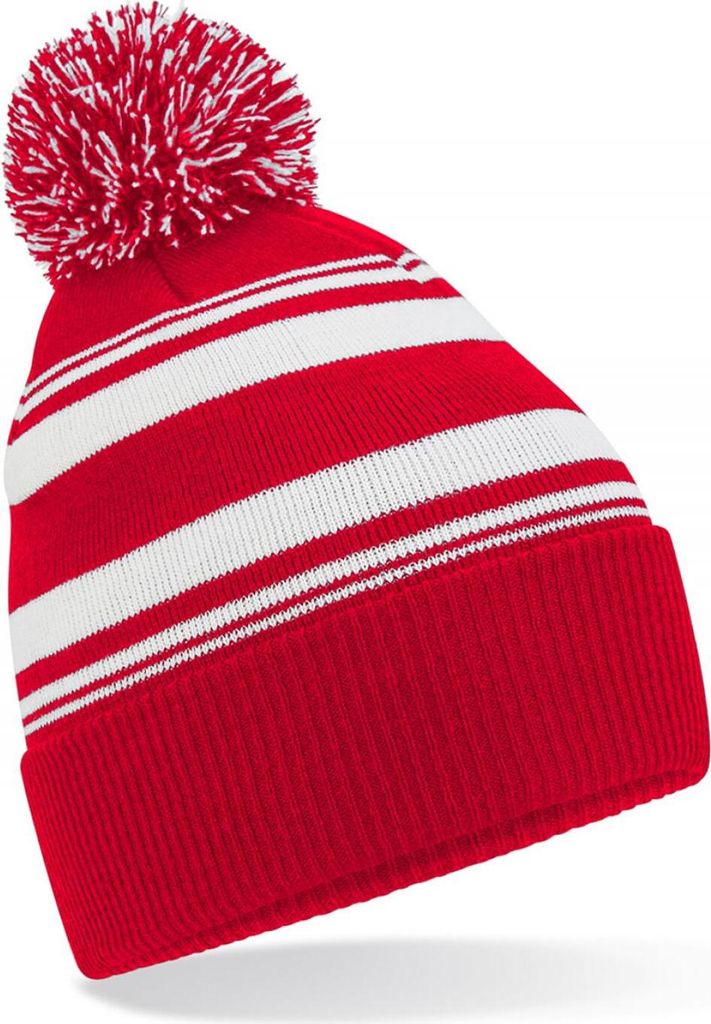 Beechfield Striped Fan Beanie Produktbild 