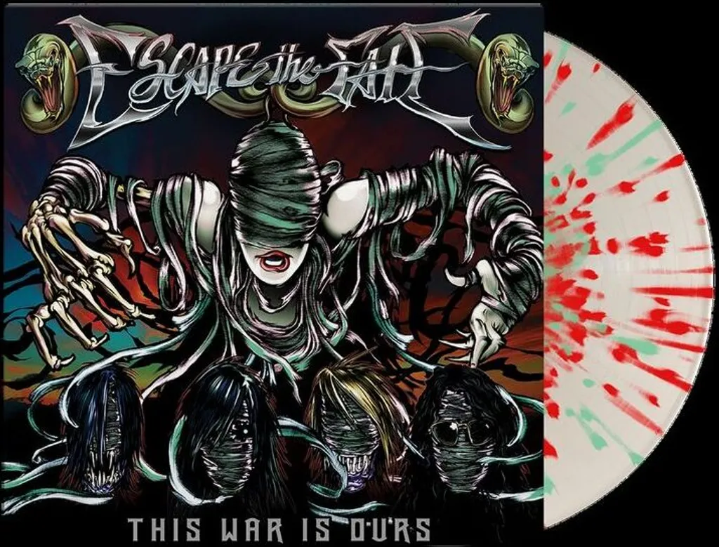 Vinyle Splatter Escape The Fate This War Is Ours Rare Édition Limitée