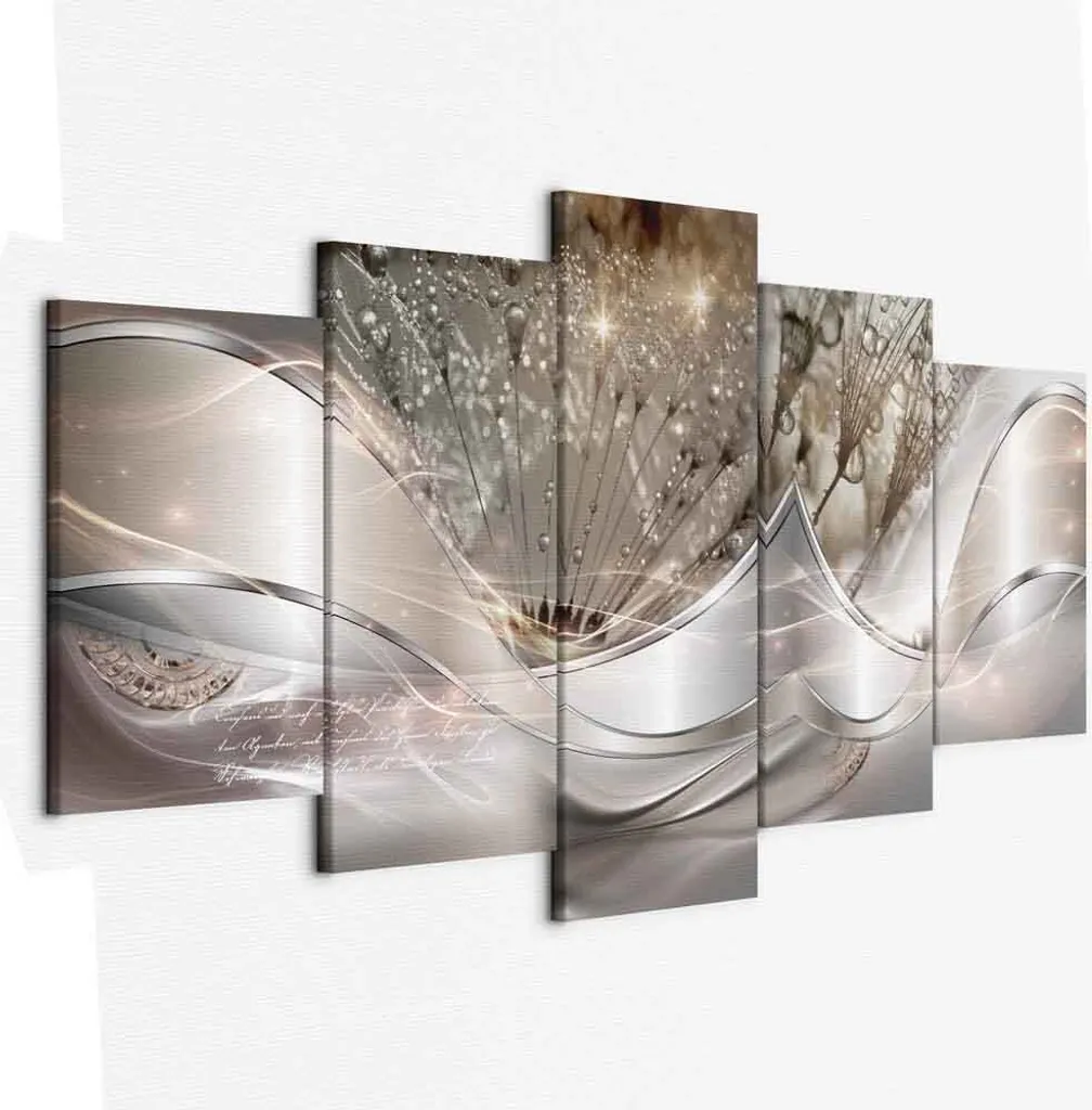 Soffione Moderno Beige 225x100 - Quadro Emozionale per Casa Tua