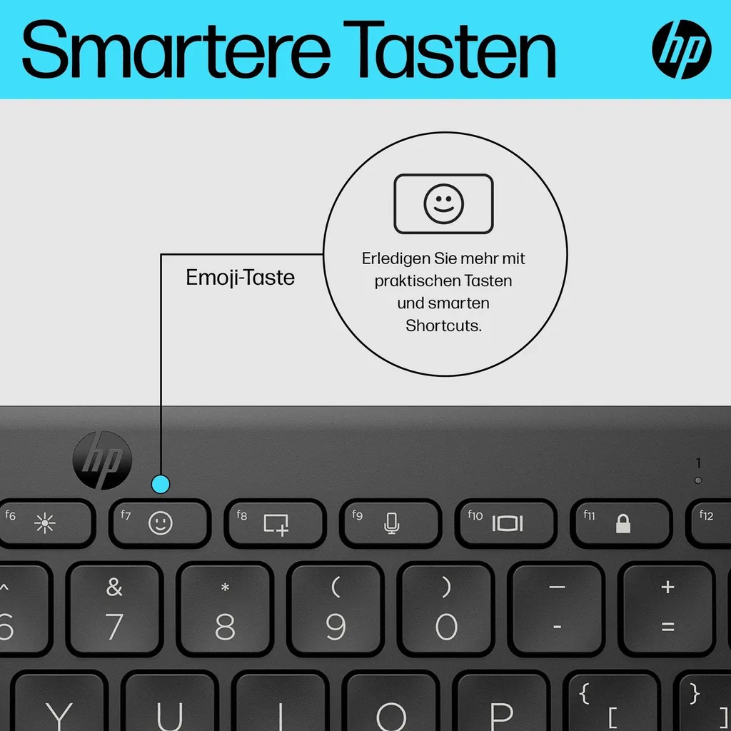 Clavier Nomade HP 355 Multi-Device pour Télétravail et Bureau Flexible