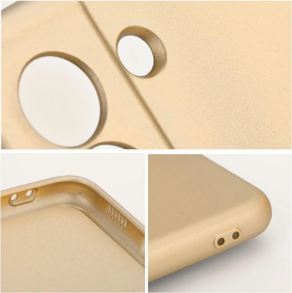 Custodia protettiva per smartphone Custodia in TPU con rivestimento in microfibra compatibile con iPhone 17 Air Gold - 2