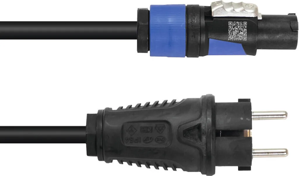 Cavo PowerCon 3x2,5mm PSSO 3m H07RN-F - Qualità Neutrik