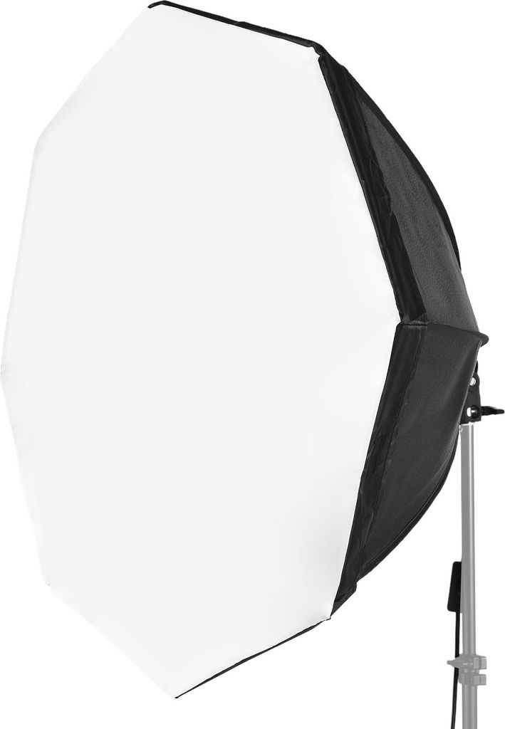 Andoer 70 cm/28 Zoll achteckige Fotografie-Softbox mit E27-Sockel, abnehmbarer Diffusor-Tragetasche für Studio-Portrait-Produkt-Live-Streaming