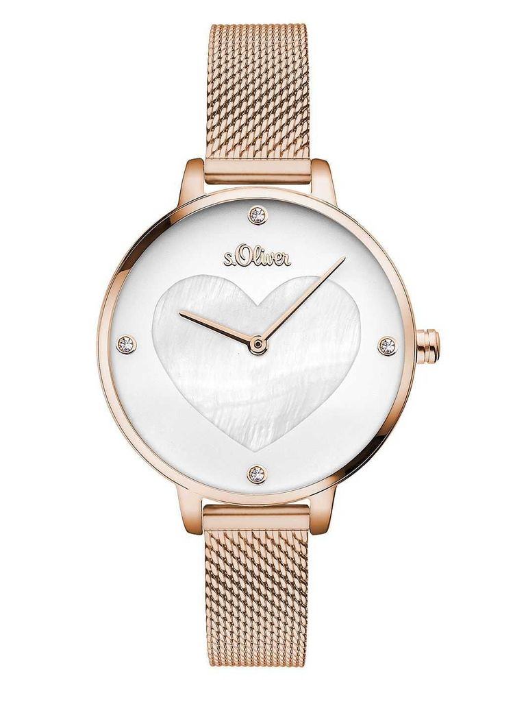 s.Oliver Armbanduhr mit Meshband