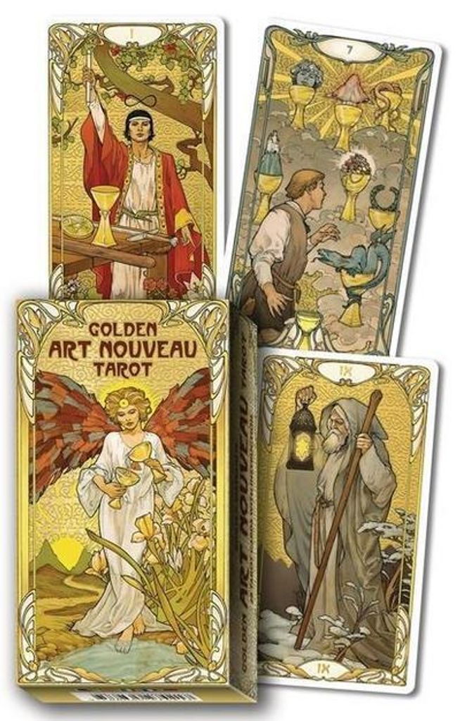 Golden Art Nouveau Tarot Obrázok produktu 