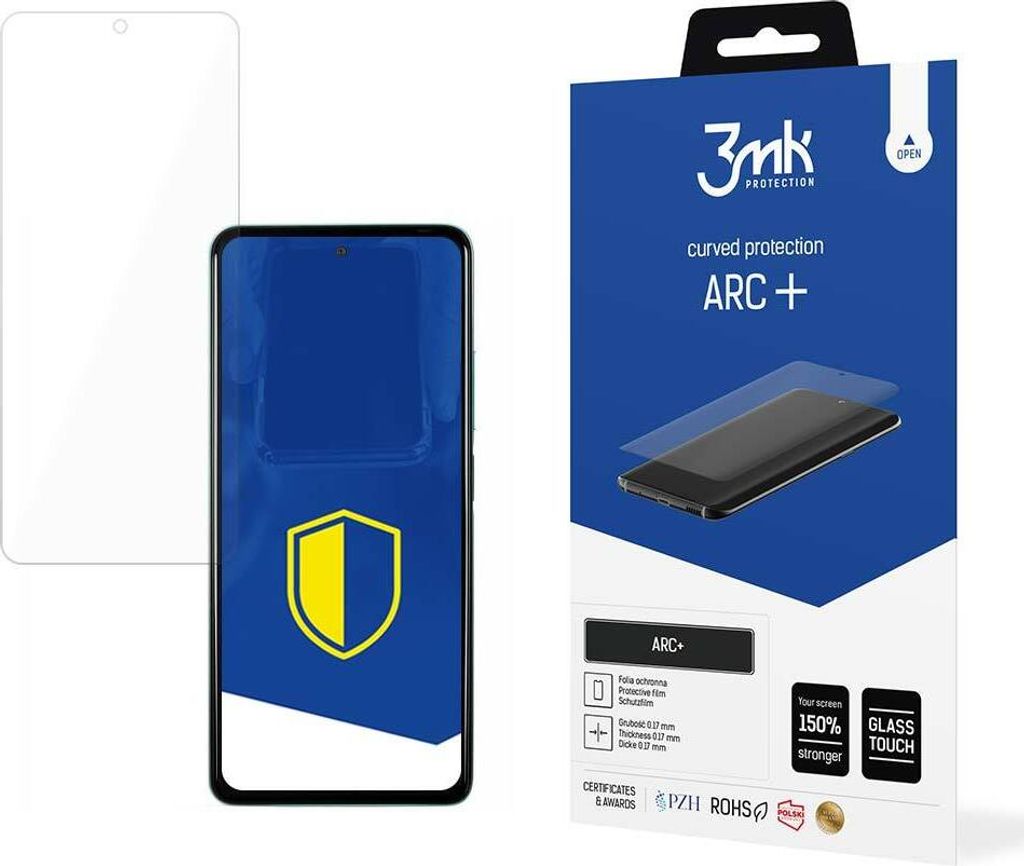 3mk Display Schutzfolie ARC+ für Infinix Hot 30 4G 0,17mm Self-Heal (2 Stück)