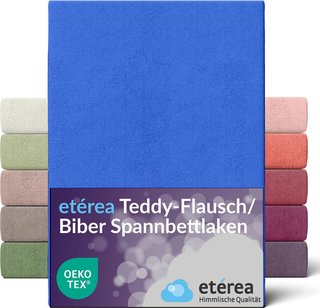 etérea Teddy Fleece Spannbettlaken 80% Baumwolle 20% Polyester 140x200 - 160x200 cm