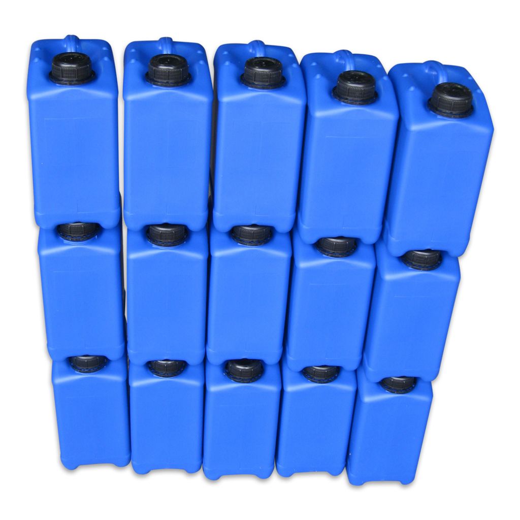 15 x 3 Liter Wasserkanister Kunststoffkanister Camping & Produktbild 