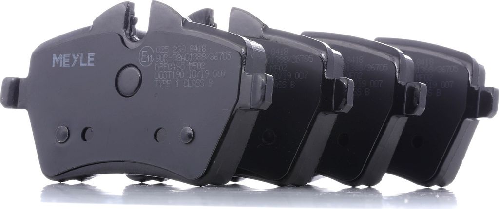 MEYLE 025 239 8418 - OE 34 11 6 770 251 Bremsbeläge, Vorne für R50, R53, R56, R52, R57, R55, R60, R58, R61, R59