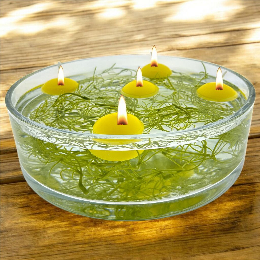 Gala Schwimmkerzen Citronellagelb Ø 45 x 30 mm