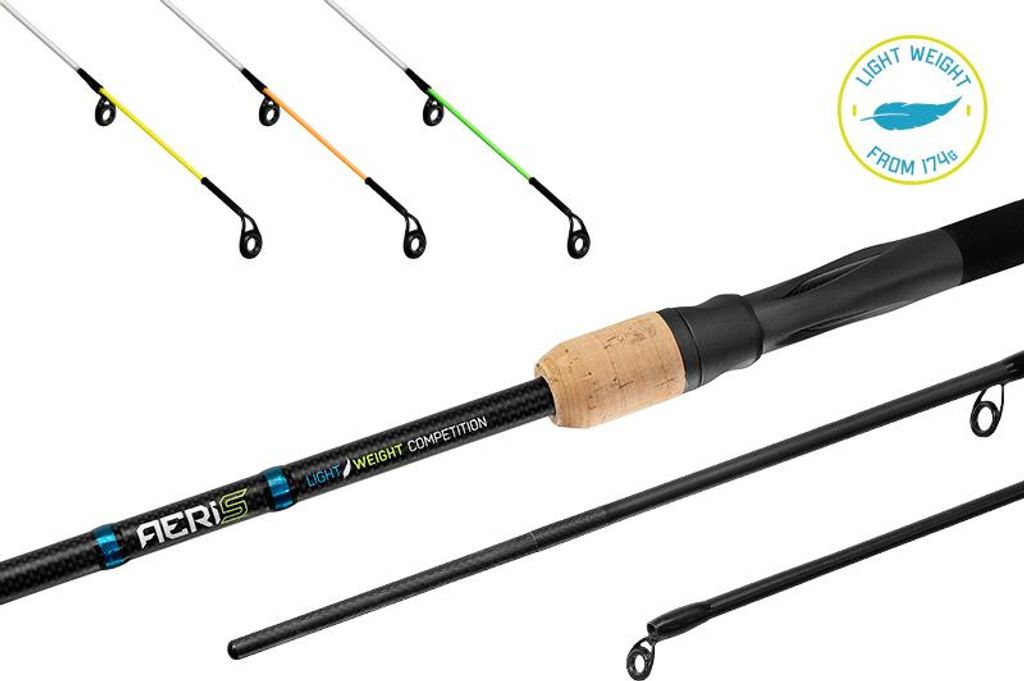 DELPHIN AERIS Feeder, 0,61m, 2ft, Ersatzspitze, Light - orange /Carbon, 101004487