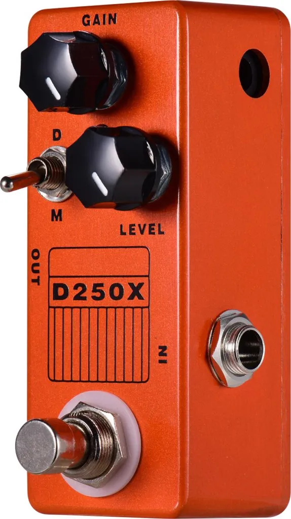MOSKYAudio D250X Pédale de Préampli Guitare Électrique Boîtier Métal
