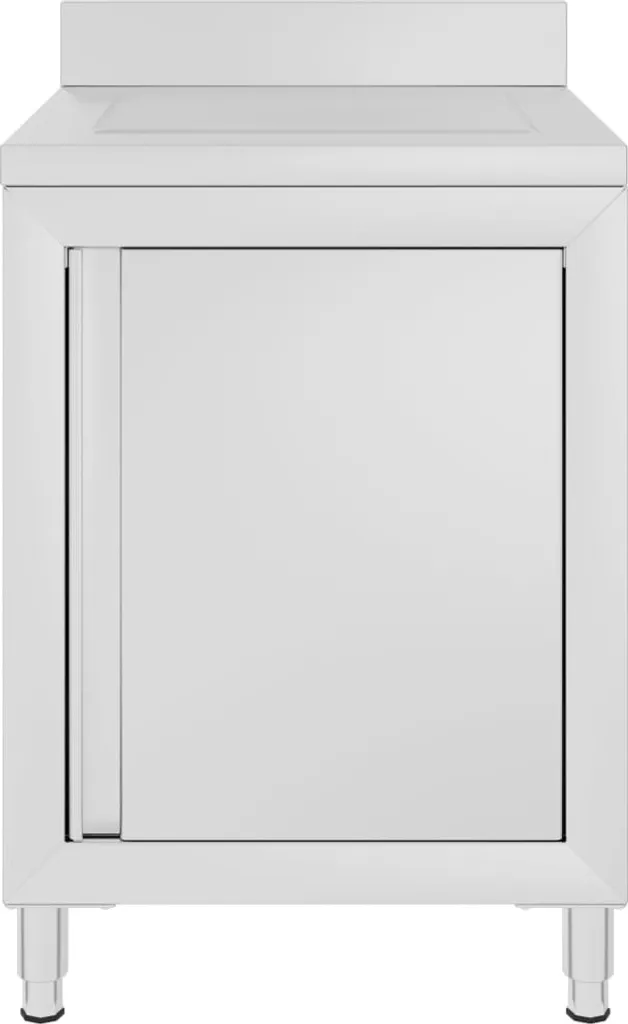 Armoire de cuisine Gastro vidaXL avec égouttoir en inox - Réf 147120