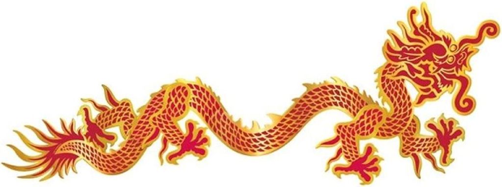 Chinesischer Drache Wanddekoration