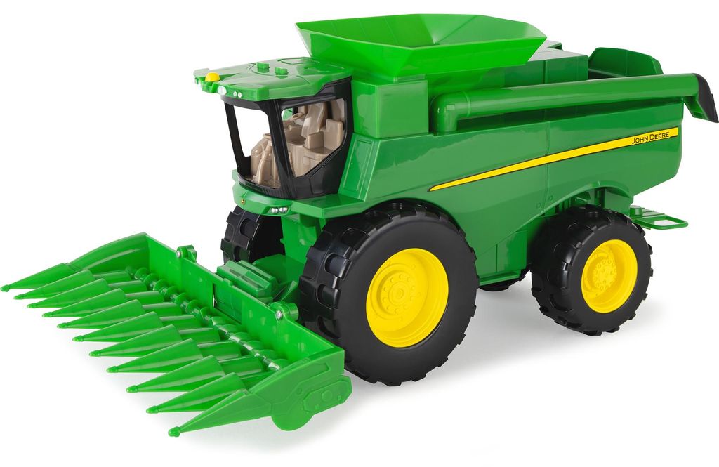 TOMY John Deere Maïs- en graanrooier met licht en geluid Productafbeelding 