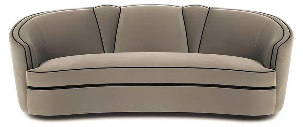 Klassischer Drei Sitzer Couch Sofa Polster Sitz 3er Leder Stoff Design Sofas Neu