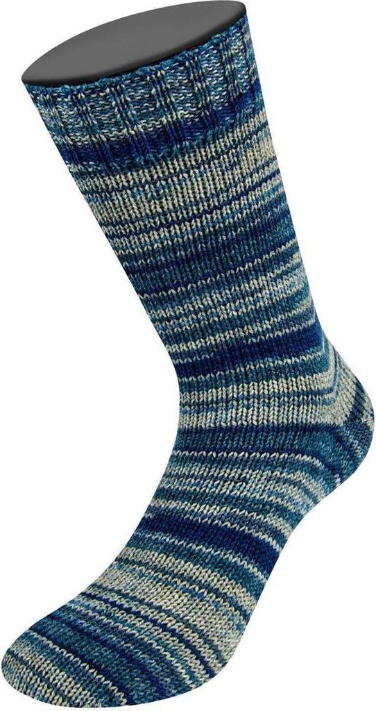 Lana Grossa - Meilenweit 100g Denim Mix Blue 4606 Produktbild 