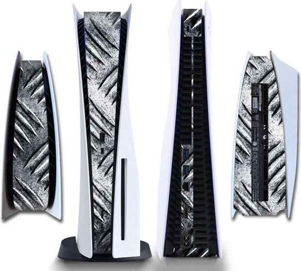 Konsolen-Aufkleberstreifen für PS5, PlayStation 5 – Performance-Gaming-Skin – Schutzzubehör – Stahl