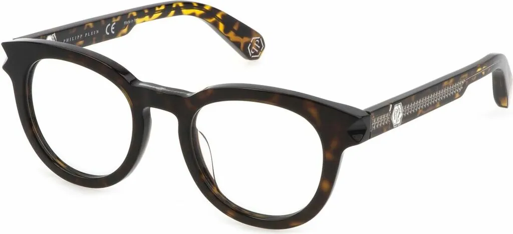 Philipp Plein VPP 024 V 722y Lunettes de soleil en Acétate et Verres Gris