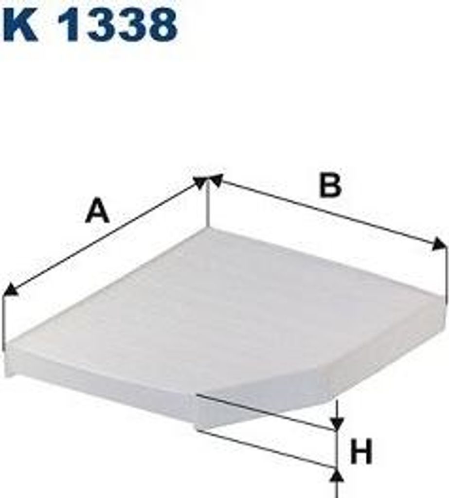 FILTRON K 1338 Innenraumluftfilter OE 1812679 kompatibel mit Transit, Tourneo