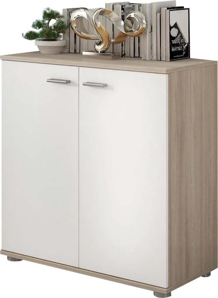 Credenza Compatta Dmora Osteno Olmo | Mobiletto Salvaspazio Moderno