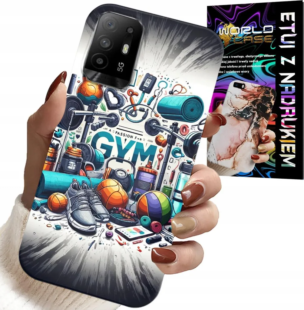 Custodia Oppo Reno 5Z / A94 5G Sport Case con Vetro Temperato Omaggio