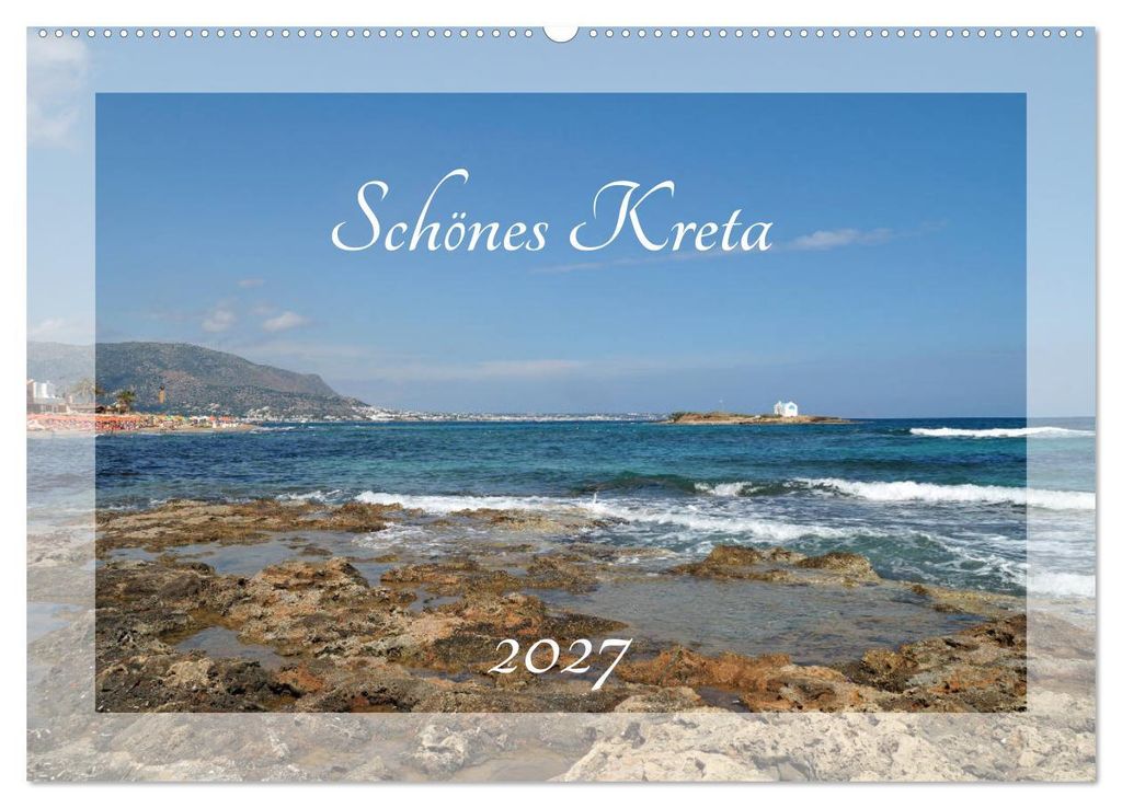 Schönes Kreta (Wandkalender 2027 DIN A2 quer), CALVENDO Monatskalender