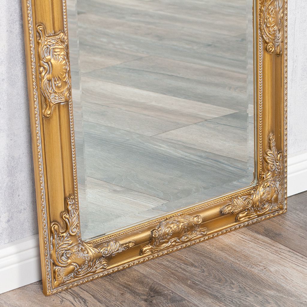 Eleganter Barock-Spiegel BESSA 80x60cm gold-antik Produktbild 6