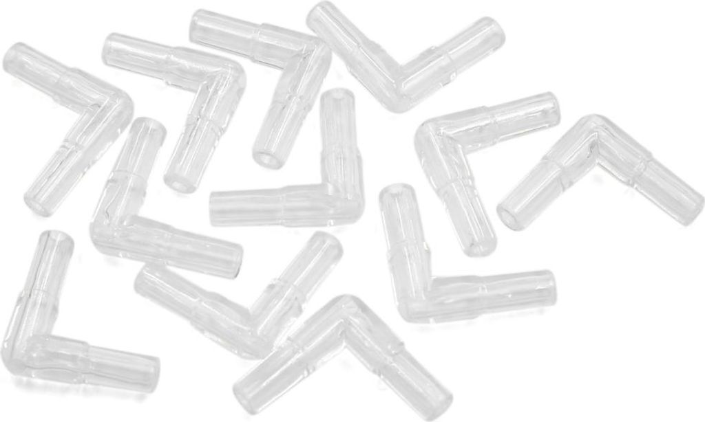 12 STK L-Form Fluglinie Rohrleitung Anschlüsse Aquarium Luftpumpe Zubehör de