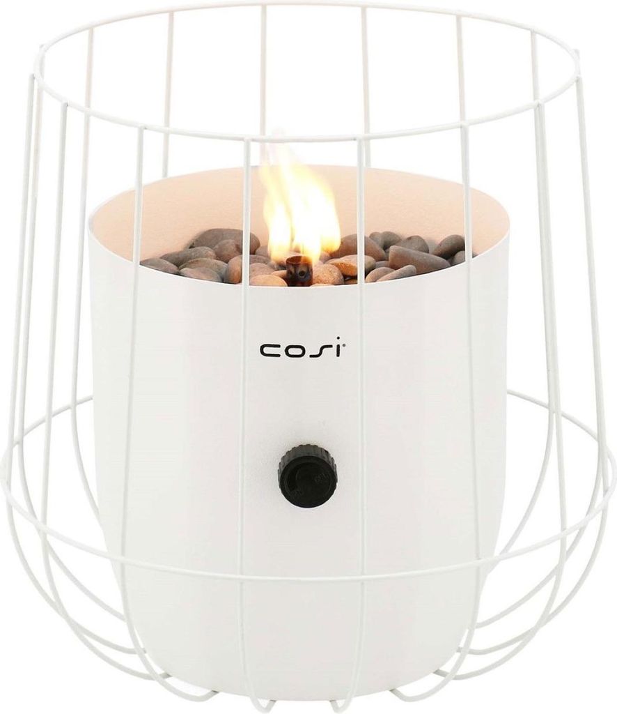 Feuertisch Scoop Korb weiß Cosi
