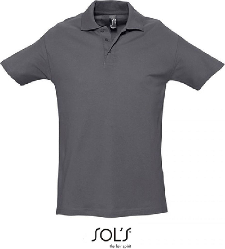SOLs 11362 | Polo homme Spring II - Couleur : Gris souris Image du produit 