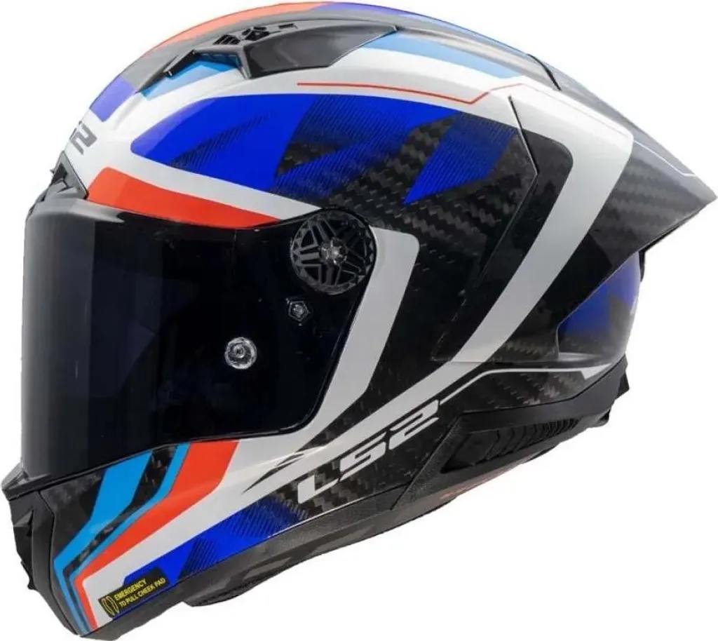 Casque Intégral Carbone LS2 FF805 Thunder GP Racing - Déco Losange S