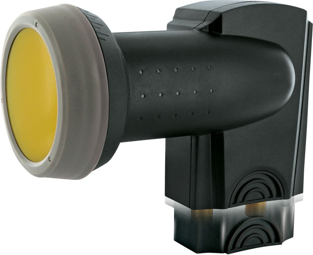 SCHWAIGER 340 Twin LNB Low Noise Blockconverter Sun Protect digital hitzebeständig LNB-Kappe Satellitenschüssel-Zubehör für Multischalter Wette...