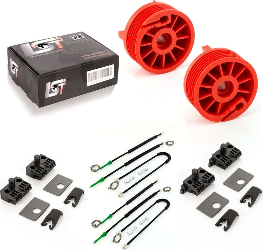 2X Fensterheber Reparatursatz Set Vorne L + R 4/5-Türig Für Renault Clio 3 Iii