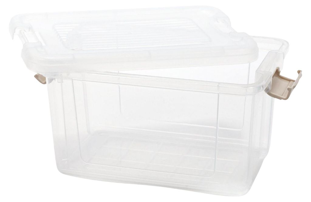 Transparente Aufbewahrungsbox, 22 x 15 x 12 cm