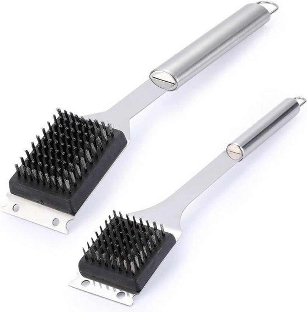 Bügeleisenreinigungsschwamm 2er Set - Drahtreinigungsschwamm für Außen-Grillen, Edelstahl, ideal für Männer als Geschenk