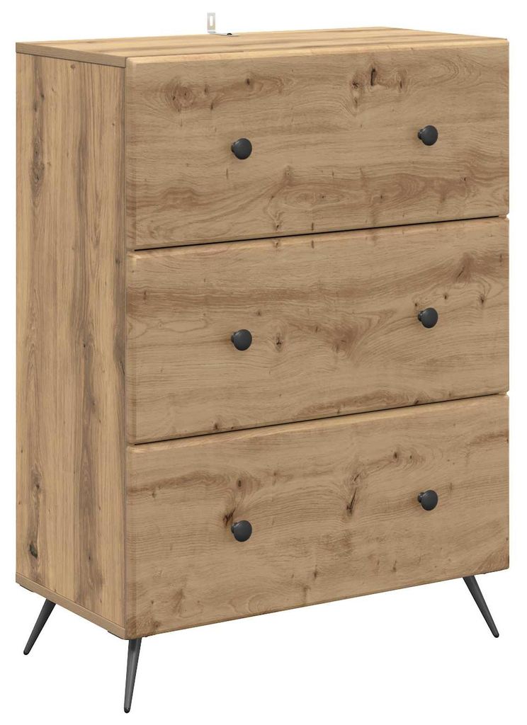 "2026 Moderne"Schubladenschrank/Sideboard(1 pc) klassische - Artisan-Eiche 66x34,5x90cm Holzwerkstoff - Kommoden DEMöbel861670