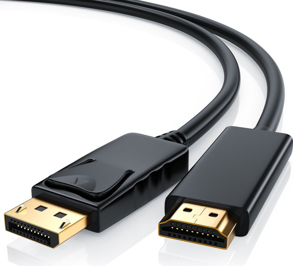 CSL DisplayPort zu HDMI Audio- & Video-Kabel, DP Monitor Produktbild 