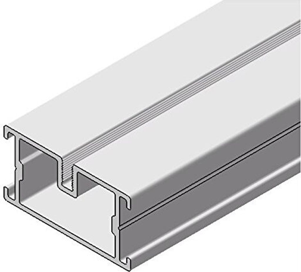 Alu-Schiene M 23x45x1950 mm Unterkonstruktion Terrassen Produktbild 