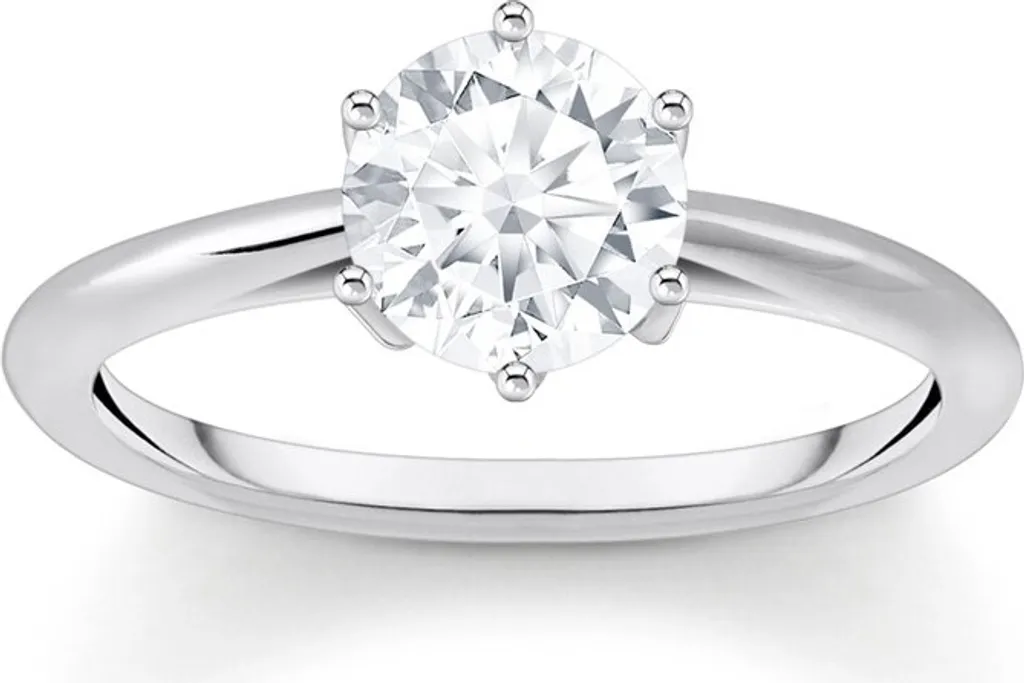 Anello Donna Thomas Sabo TR2474 Argento e Zircone Bianco Brillante