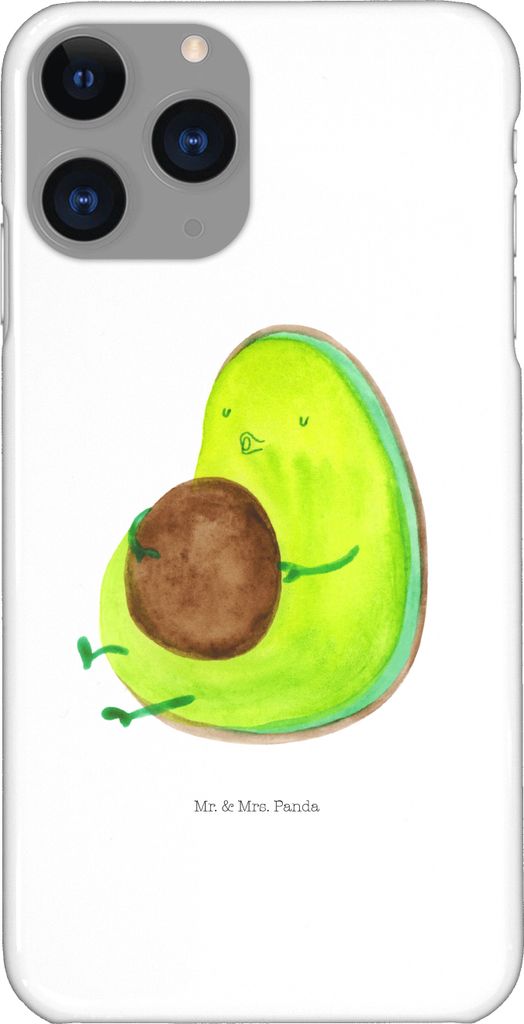 Mr. & Mrs. Panda Iphone 11 Pro Handyhülle Avocado Pfeifen - Produktbild 